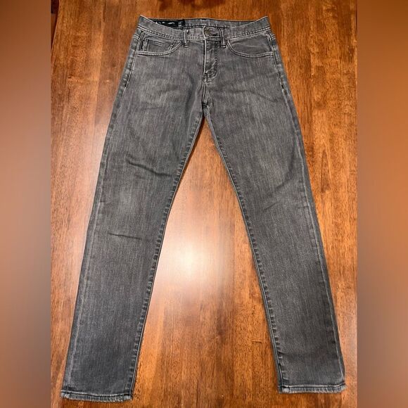Armani Exchange Gray Wash Stretch Jeans 30x31 Straight Fit Modern Classic Men’s - Picture 6 of 12